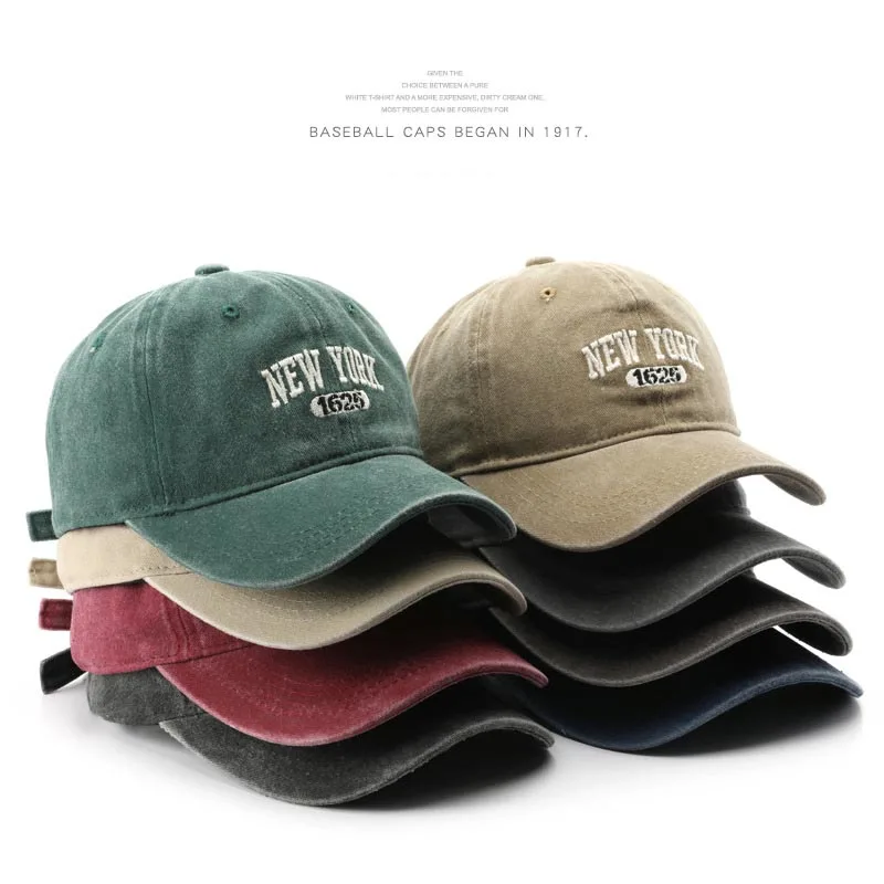 Retro NEW YORK Embroidery Snapback Hat