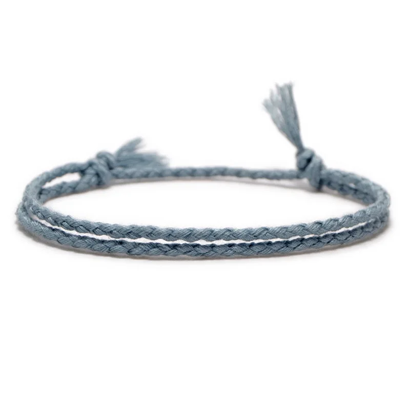 Handmade Woven Lucky Cotton Rope String Bracelet