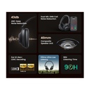 UGREEN HiTune Max5 Hybrid Active Noise-Cancelling Headphones Black HP202