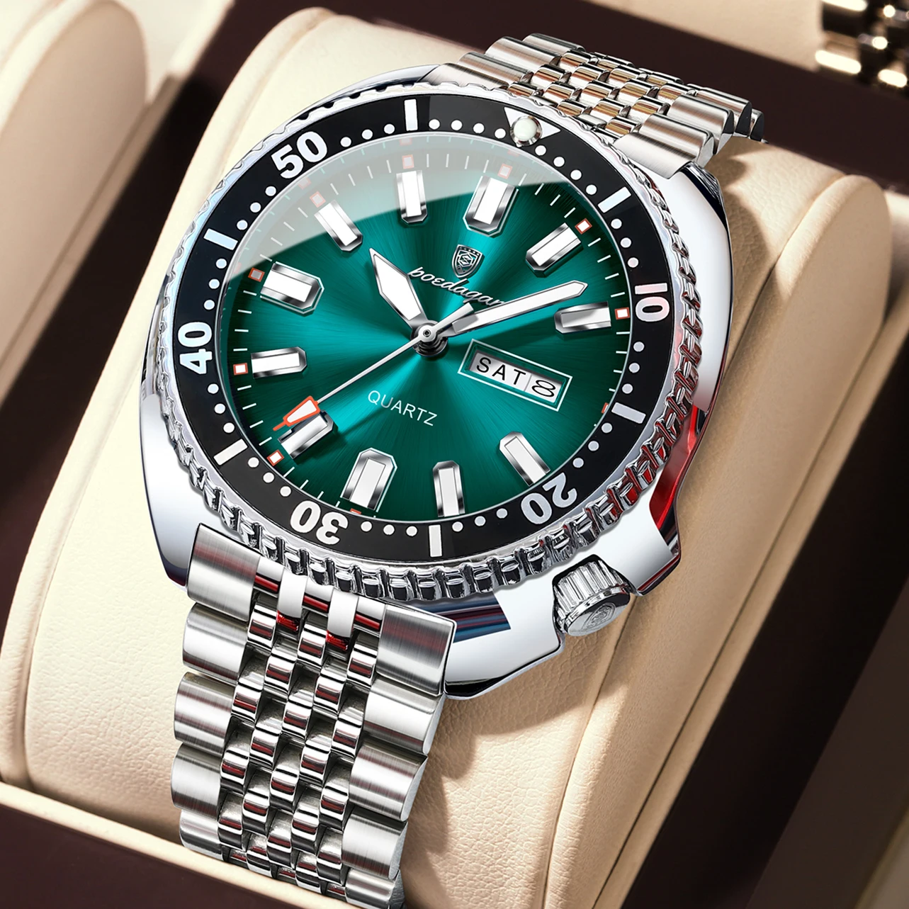 POEDAGAR Luxury Business Men Watch