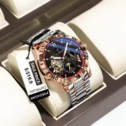 Poedagar 1415 Original Automatic Mechanical Watch for Men