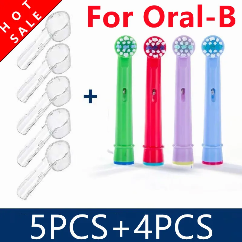 4pcs Replacement Kids Brush Heads for Oral-B Electric Toothbrush